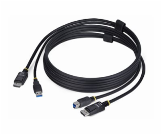 DisplayPort and USB 5Gbps KVM Cable
