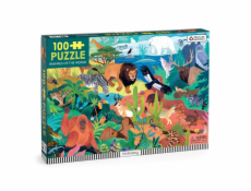 Mudpuppy Zvířata světa Puzzle100 dílků