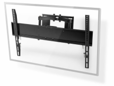 NEDIS nástěnný TV držák/ 37 - 80 / nosnost 35 kg/ náklon 15°/ otočný 0 - 180°/ Full Motion/ ocel/ černý