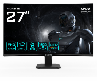 Gigabyte 27palcový herní monitor GS27FC2 FHD 240Hz DP HDM...