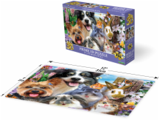 PRIME 3D PUZZLE - Selfie kamarádi ze dvora 100 dílků