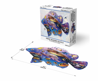 PRIME 3D Dřevěné PUZZLE - Rybí zázrak 300 dílků