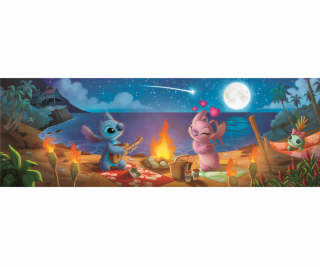 Clementoni - Puzzle 1000 Panorama Disney Stitch