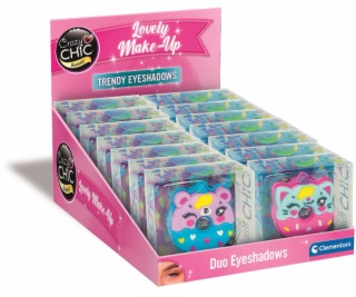 Clementoni - CRAZY CHIC paletka očních stínů Zvířátka