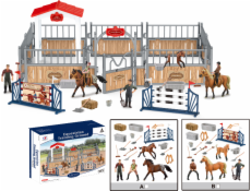 Zvířátka z farmy - Jezdecká dráha s příslušenstvím 2 druhy