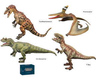 Dinosauří svět - figurka H05 4 druhy
