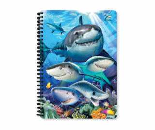 PRIME 3D SEŠIT A5 - Žraloci Selfie