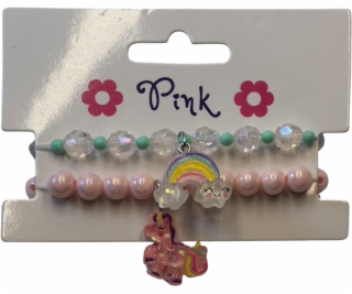 Náramky 2ks - Jednorožec, Duha