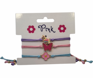 Náramky 3ks - Jednorožec, Srdce, Hroch