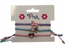 Náramky 3ks - Jednorožec, Kometa, Srdce