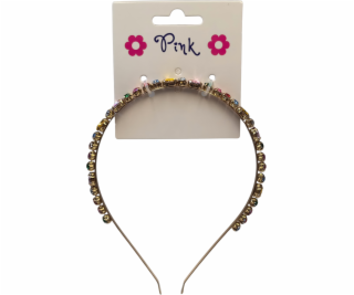 Čelenka s barevným akrylovým diamantem