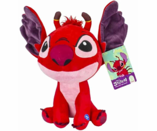 Plyšový LEROY STITCH červený se zvukem 30 cm