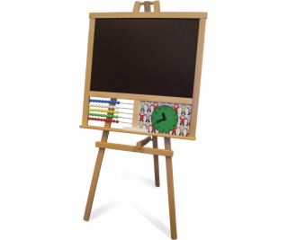 BABU - Tabule s počítadlem a hodinami NATURAL