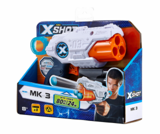 ZURU X-SHOT EXCEL MK 3 s otočnou hlavní a 8 náboji