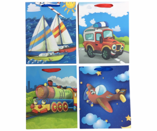 Papírová taška M - Doprava, 32x26x10