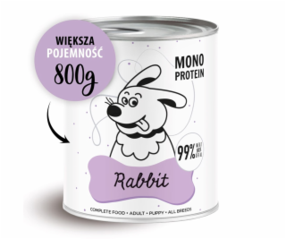 PAKA ZWIERZAKA Pepe Rabbit - vlhké krmivo pro psy - 800g