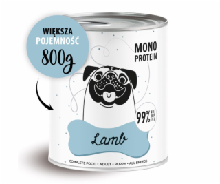 PAKA ZWIERZAKA Pepe Lamb - vlhké krmivo pro psy - 800g