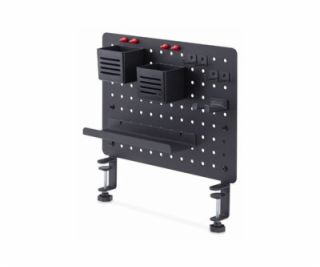 Clamp-On Pegboard Desktop Organizer