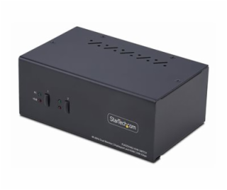 2-Port Dual-Monitor DP+HDMI KVM Switch