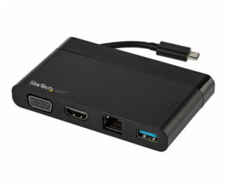 USB C Adapter - HDMI+VGA - 1xA - GbE