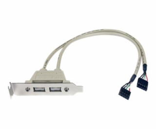 2 Port USB LP Slot Plate Adapter