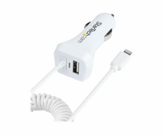 Lightning Car Charger w/Cable 2 Ports