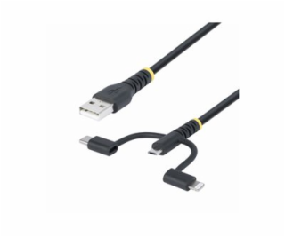 1m Rugged USB Multi Charging Cable
