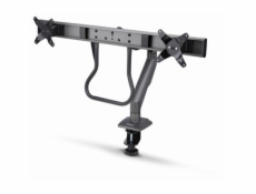 Desk Mount Dual Monitor Arm w/Crossbar
