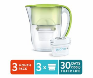 AQUA OPTIMA - Filtrační konvice Oria zelená + 3x filtr EV...