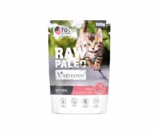 VetExpert Raw Paleo Kitten Pork - mokré krmivo pro kočky ...