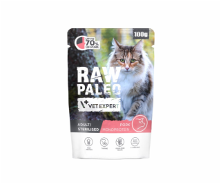 VetExpert Raw Paleo Adult Sterilised Pork - mokré krmivo ...