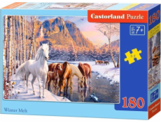 180dielne zimné puzzle Castorland
