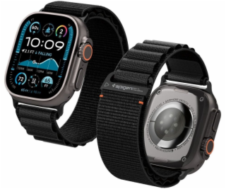 Spigen remienok Fabric Band pre Apple Watch 44-49mm - Black