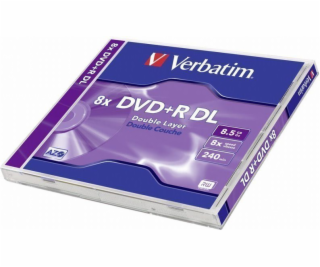 Verbatim DVD+R Double Layer 8x Speed, Jewel Case, 8,5GB