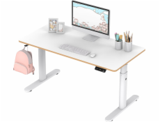 Ultradesk Dětský psací stůl, elektricky nastavitelný, 120X60 cm, 55-81 cm, PULSAR, bílý, ULTRADESK
