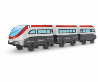 BABU vláčky - Elektrický osobní vláček - set 3 ks