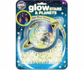 MG DYSTRYBUCJA Nástěnné samolepky Brainstorm s zářícími h...