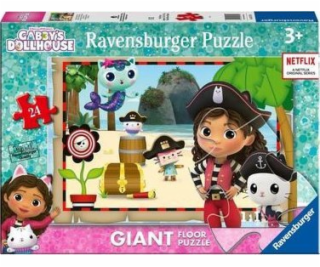 Ravensburger Polska Gabiina obří kočičí domeček, 24dílné ...