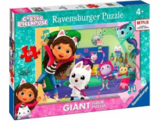 Ravensburger Polska Gabiin obří kočičí dům, 60dílné puzzle