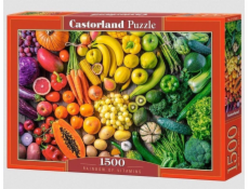 Castor 1500dílné puzzle Duha vitamínů