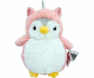 TULILO Plyšová hračka Romek Tučňák, růžová, 20 cm