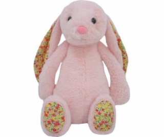 TULILO Růžový plyšový zajíček Michail 35 cm