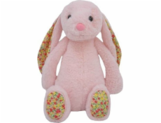 TULILO Růžový plyšový zajíček Michail 35 cm