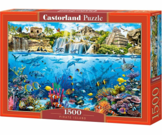 Castor Pirátský ostrov - Korálový útes 1500 dílků puzzle