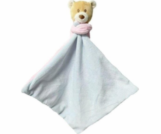 TULILO Plyšová hračka Miś Miluś 25 cm růžová a modrá