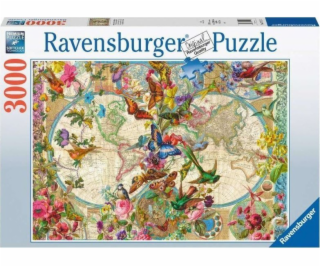 Ravensburger Polska Puzzle s 3000 dílky - flóra a fauna. ...