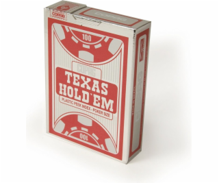 Cartamundi Červené pokerové karty Texas PC PEEK