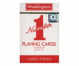Winning Moves Waddingtons č. 1 červenomodré karty
