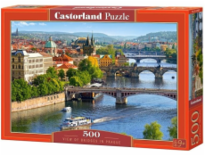 Castor 500dílné puzzle - Pohled na mosty v Praze