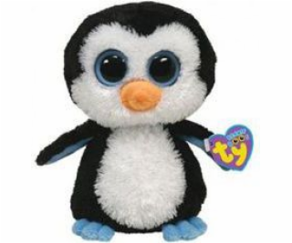 Meteor Plyšová hračka TY Beanie Boos Waddles - Tučňák, 15 cm
